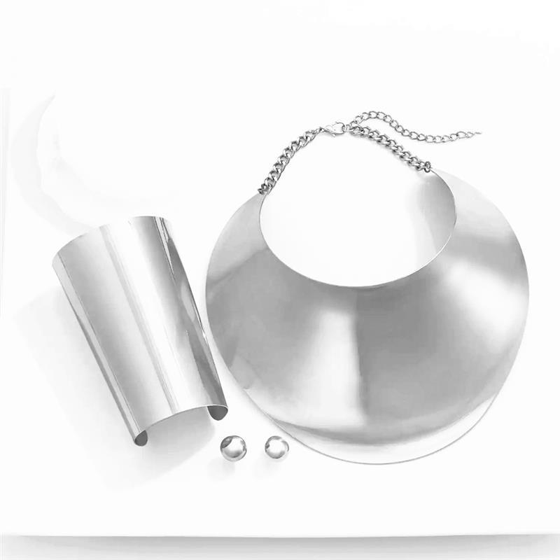 Exaggerated Choker African Metal Necklace - Eve & Kith