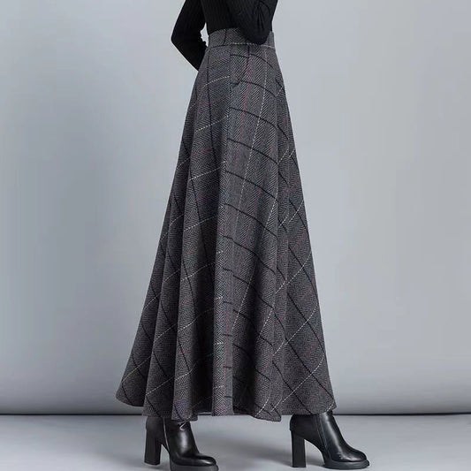 Printed Skirt Women's High-end Line Skirt Floral - Eve & Kith