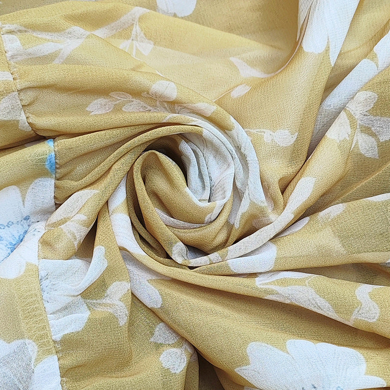 Summer New Print V-neck Long Dress - Eve & Kith