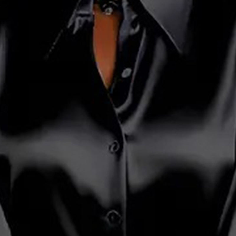 Women's Puff Sleeve Button Down Blouse, Ruffle Detail Dressy Casual Work Top - Eve & Kith