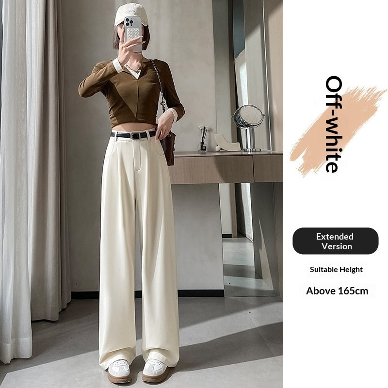 SpringAutumn New High-end Loose Straight-leg Pants That Hide Hips And Slim - Eve & Kith
