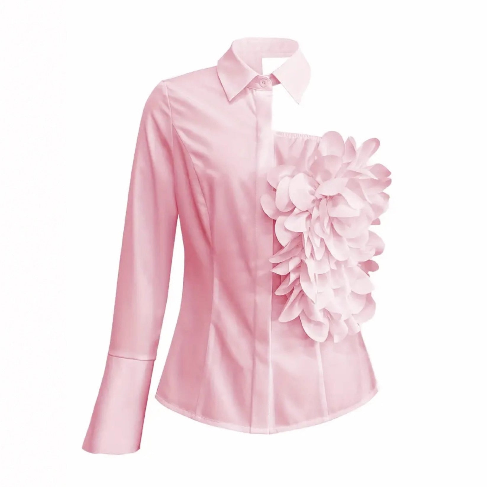 White Blouse With A One-shoulder TOP - Eve & Kith