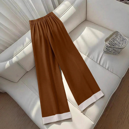 Retro Khaki Design Women's Autumn Casual Pants - Eve & Kith