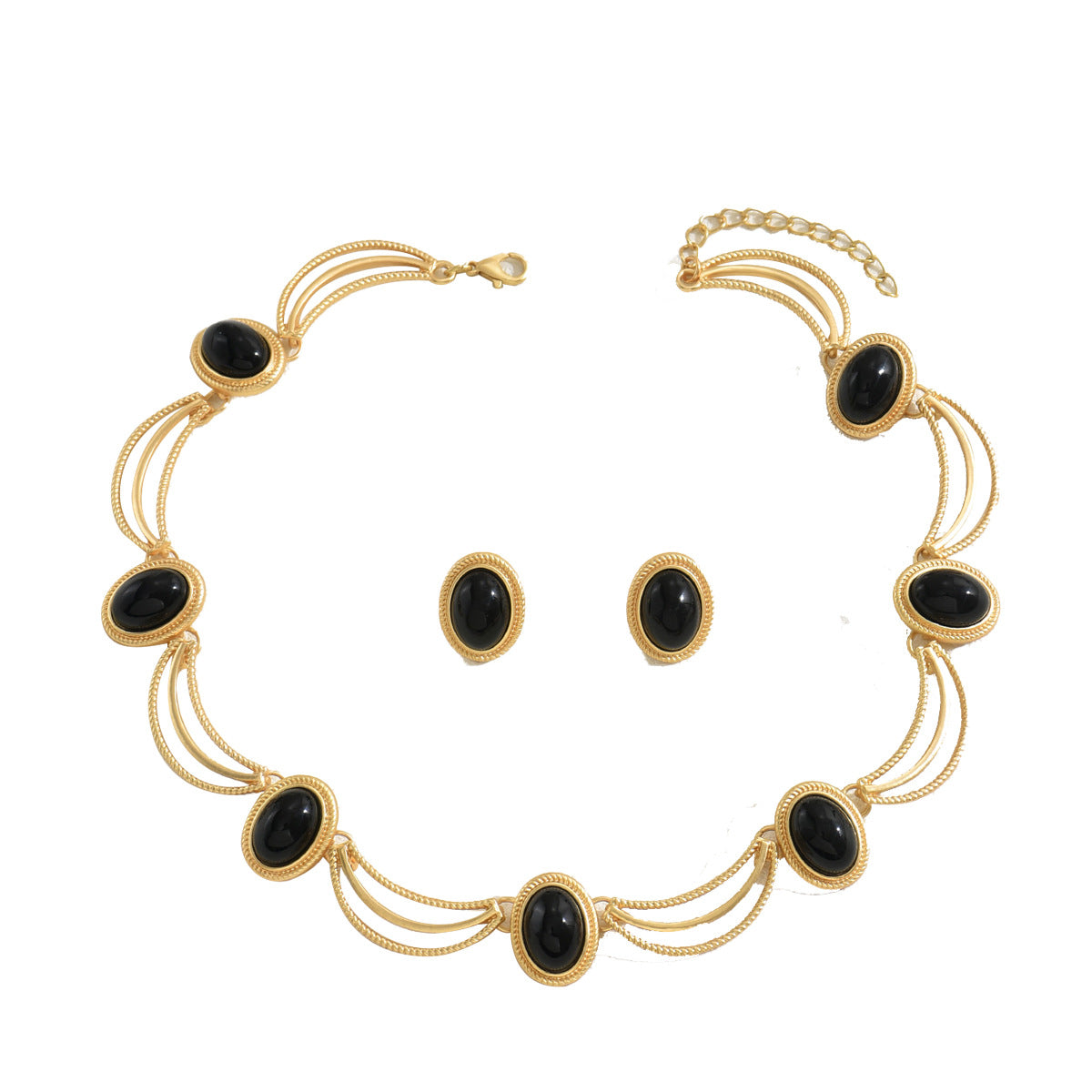 Gong Tingfeng Women's Earrings And Necklace Set - Eve & Kith
