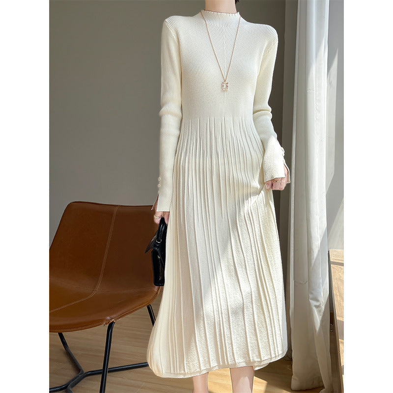 Womens Casual Solid-color Minimalist Dress - Eve & Kith