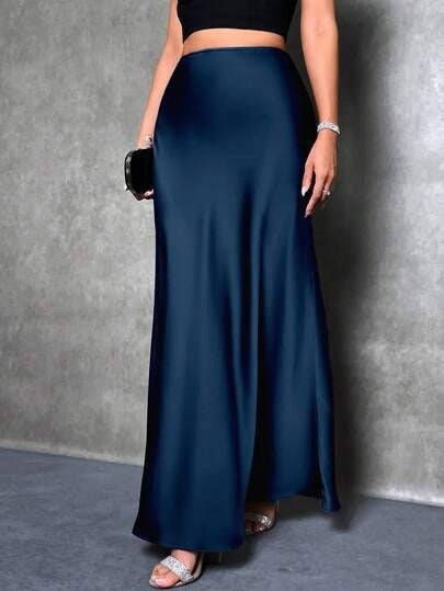 Satin Skirt For Spring And Summer - Eve & Kith