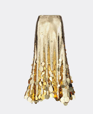 Spring New Party Fashion Plus Size Gongda Sequins Glitter Skirt - Eve & Kith