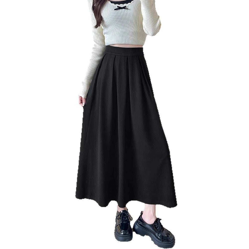 High-waisted Figure-flattering A-line Maxi Skirt - Eve & Kith