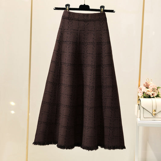 High Waist Swing Dress Over The Knee A- Line - Eve & Kith