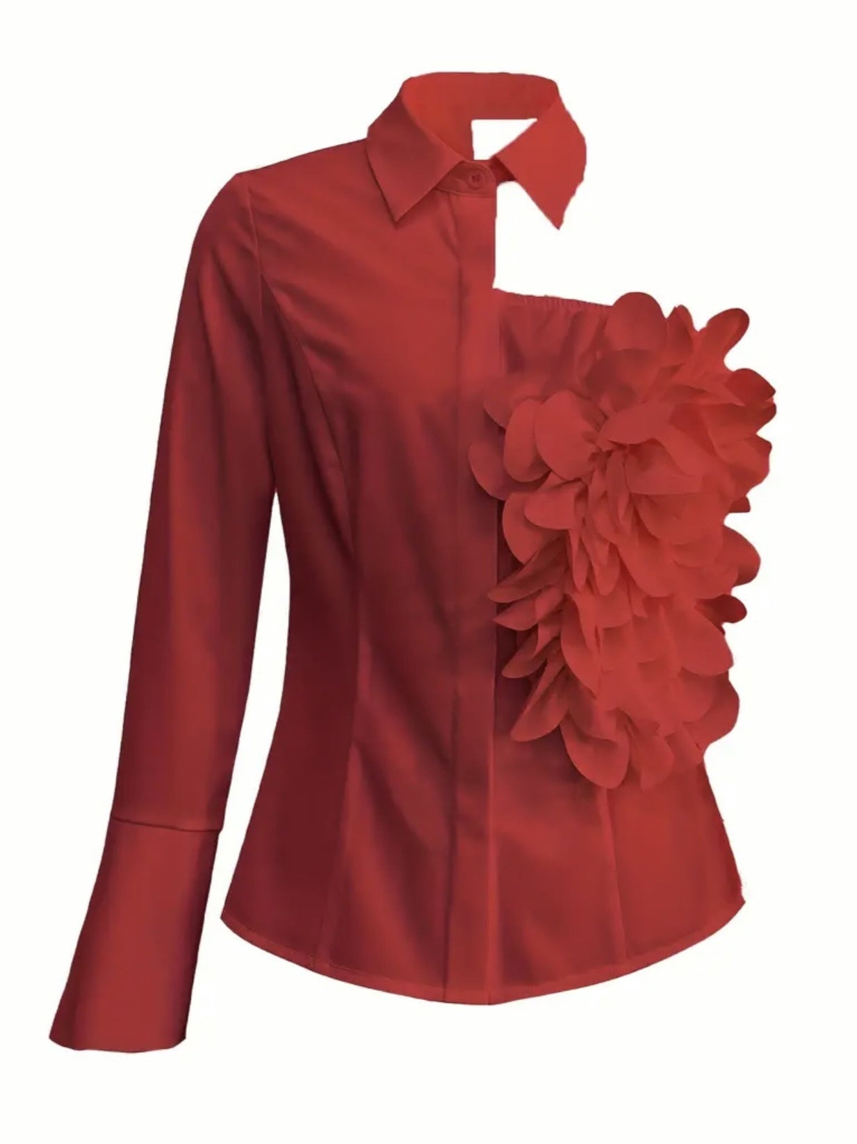 White Blouse With A One-shoulder TOP - Eve & Kith