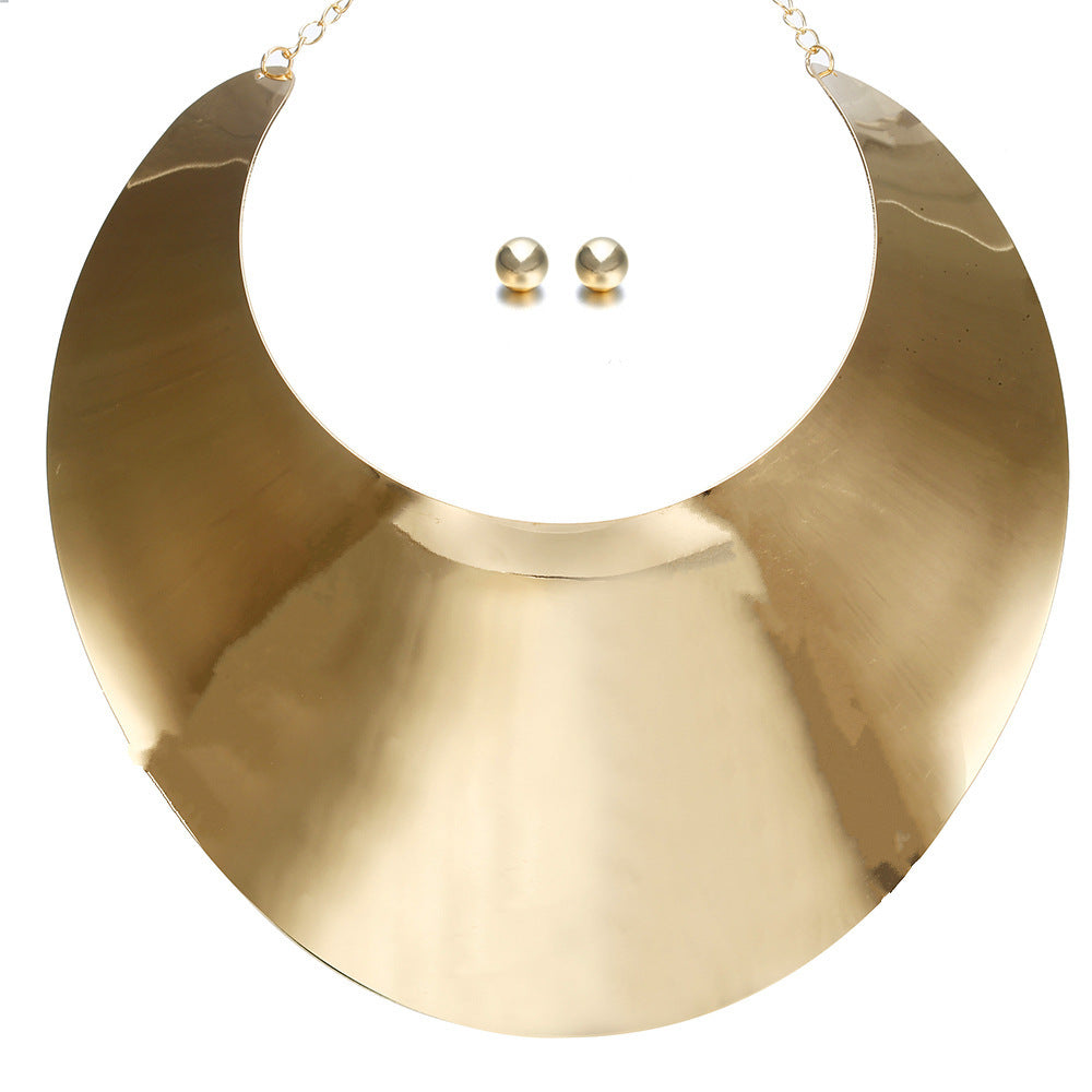 Exaggerated Choker African Metal Necklace - Eve & Kith