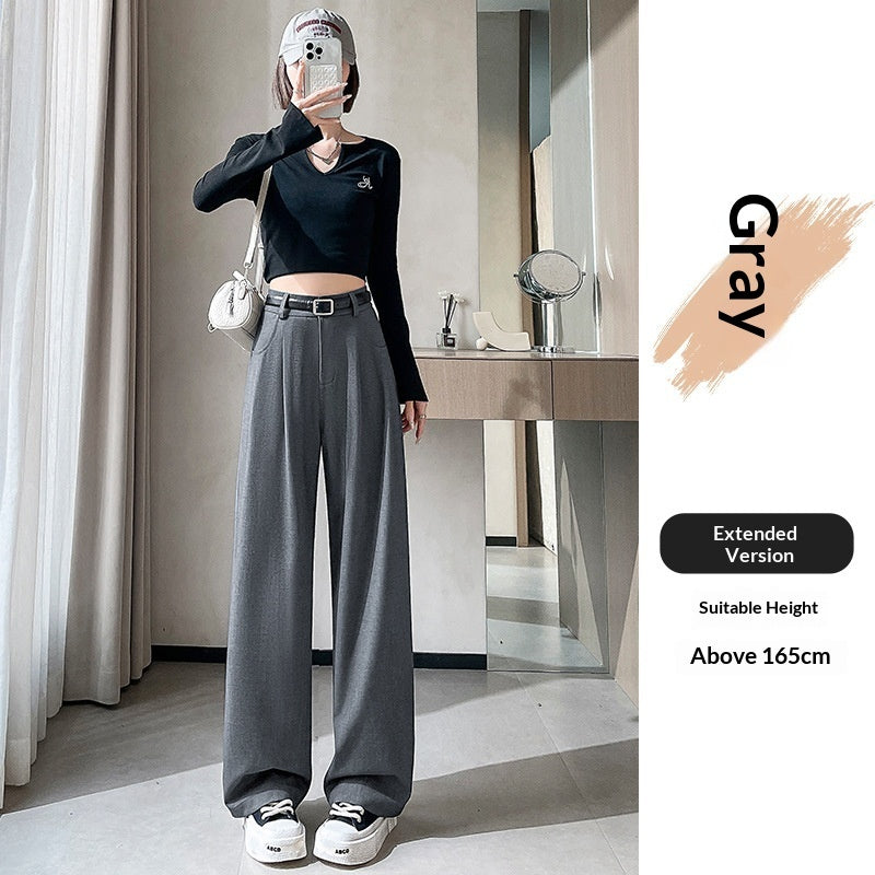 SpringAutumn New High-end Loose Straight-leg Pants That Hide Hips And Slim - Eve & Kith