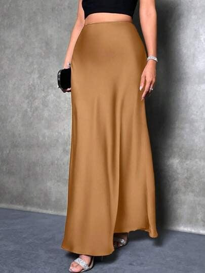 Satin Skirt For Spring And Summer - Eve & Kith