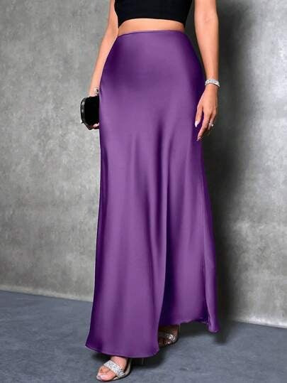 Satin Skirt For Spring And Summer - Eve & Kith