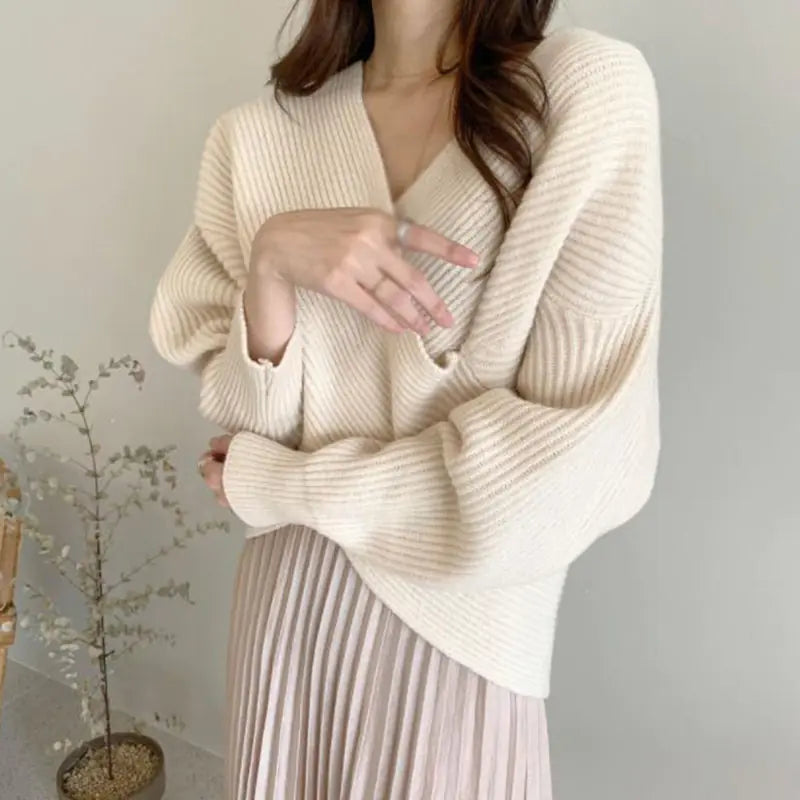 Thick Knitted Casual Women's Winter Sweaters - Eve & Kith