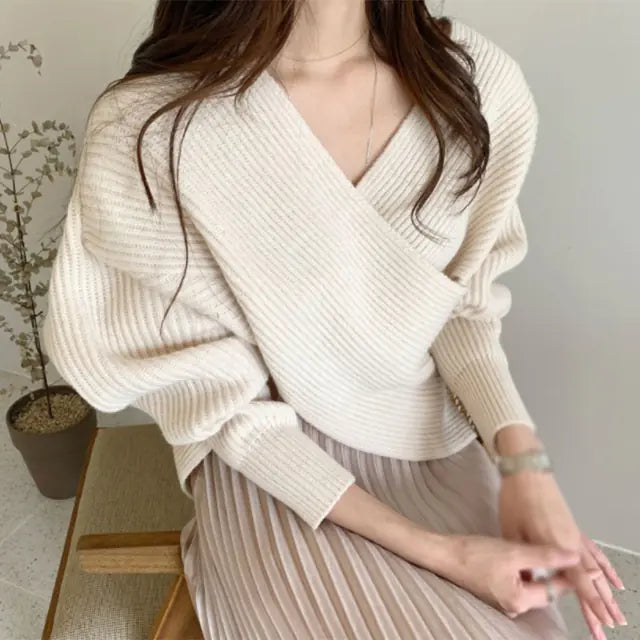 Thick Knitted Casual Women's Winter Sweaters - Eve & Kith