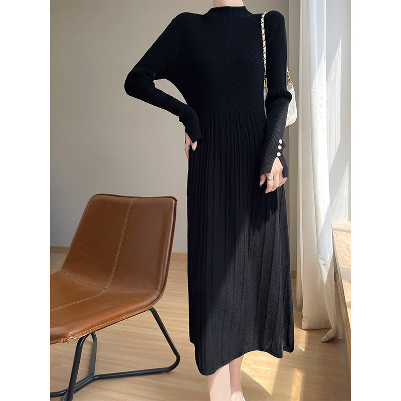 Womens Casual Solid-color Minimalist Dress - Eve & Kith