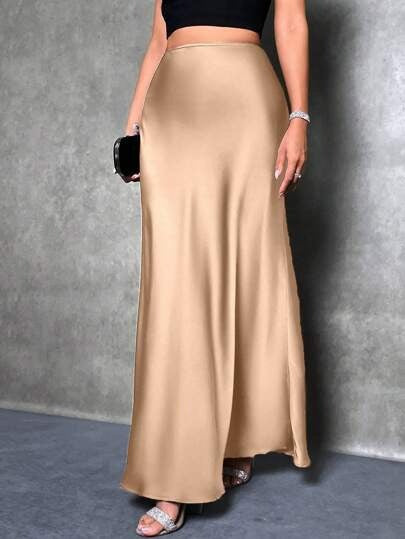Satin Skirt For Spring And Summer - Eve & Kith