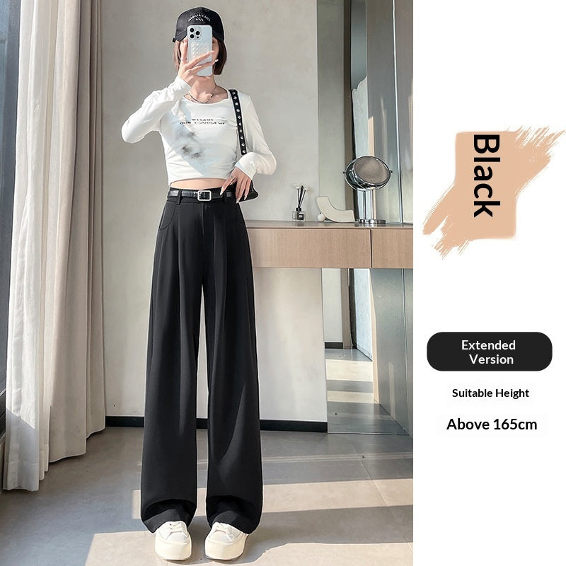 SpringAutumn New High-end Loose Straight-leg Pants That Hide Hips And Slim - Eve & Kith