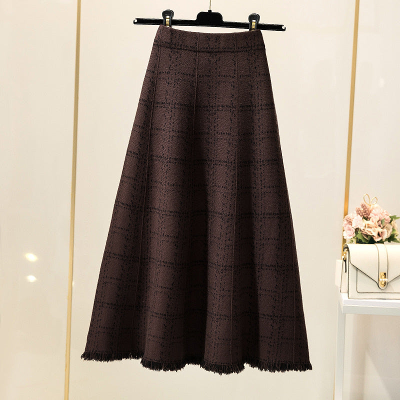 High Waist Swing Dress Over The Knee A- Line - Eve & Kith