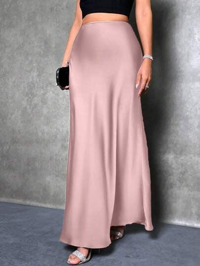 Satin Skirt For Spring And Summer - Eve & Kith