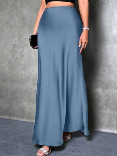 Satin Skirt For Spring And Summer - Eve & Kith