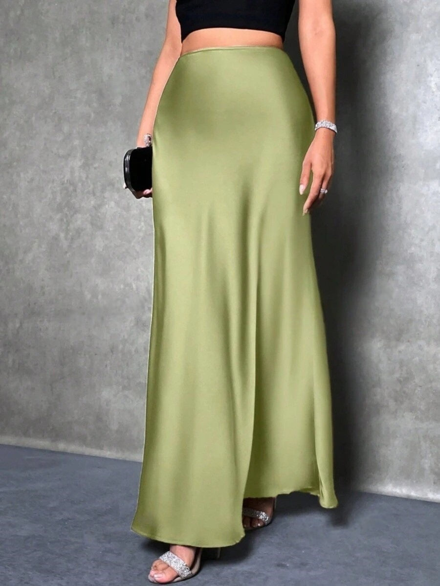 Satin Skirt For Spring And Summer - Eve & Kith