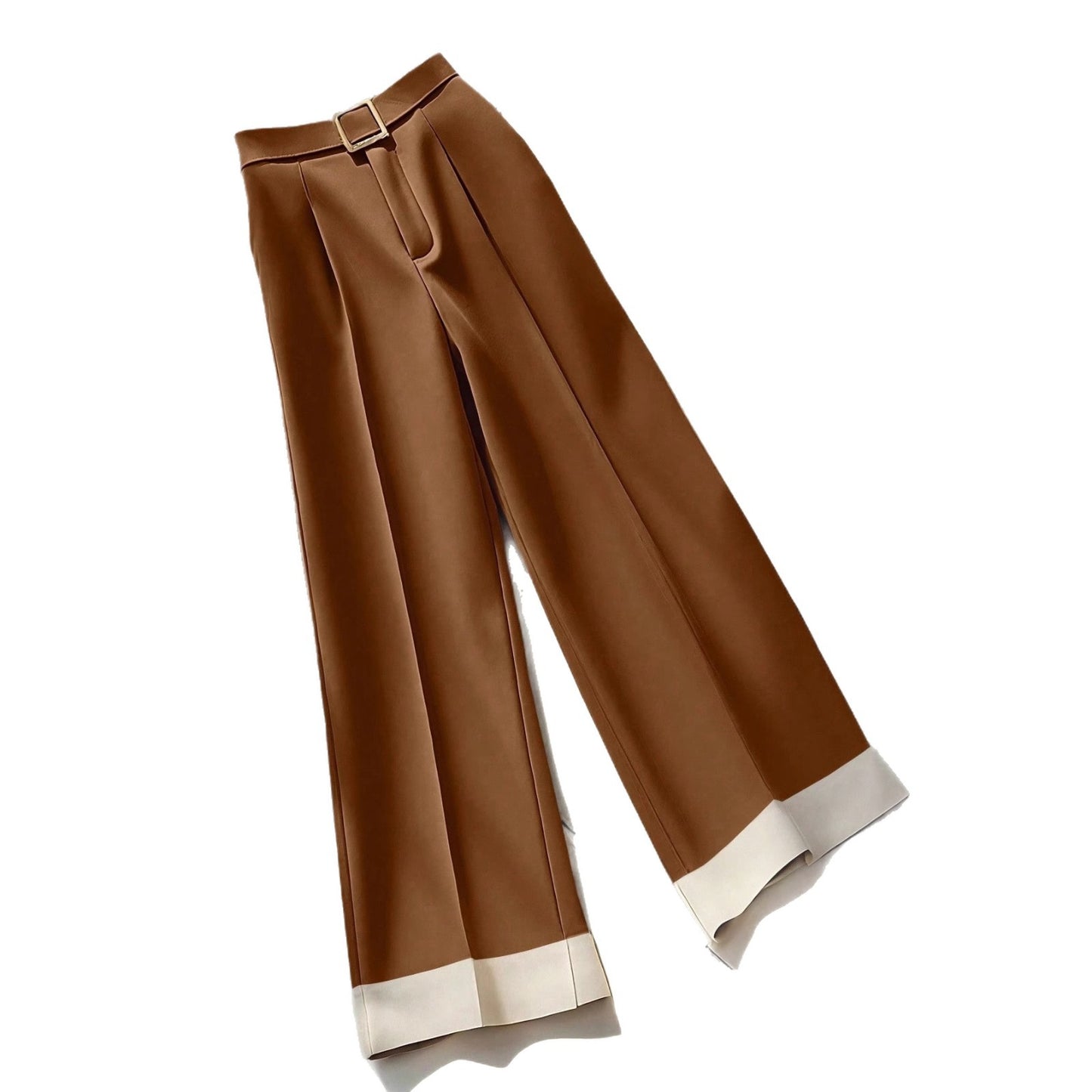 Retro Khaki Design Women's Autumn Casual Pants - Eve & Kith