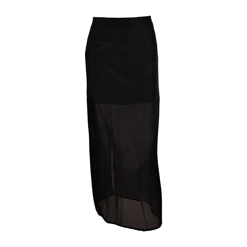 Designer-style Sheer High-waist Skirt For Women - Eve & Kith