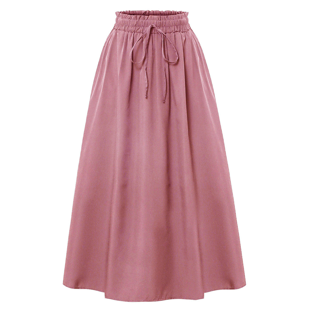 Casual Loose Pocket Skirt With Drawstring And Drape - Eve & Kith